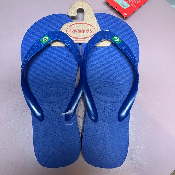Havaianas Brazil Flip Flop Marine Blue (New with Tags) - Picture 3 of 5